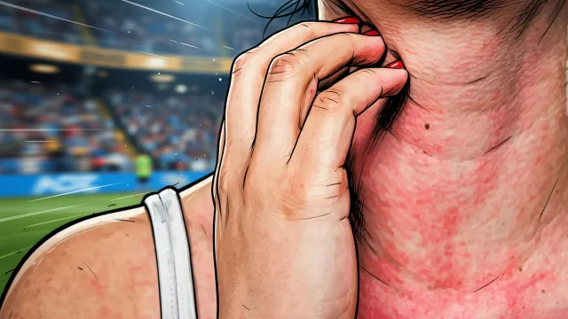 Стресс провоцирует аллергию. Организм даёт сбой