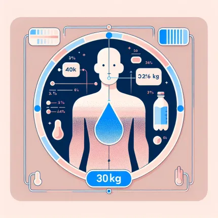 Сколько воды в теле человека весом 30 кг?